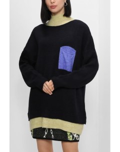 Вязанный пуловер с воротником стойкой Twist