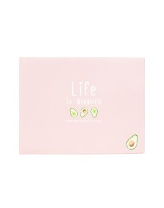Обложка на зачетную книжку Life is pink and avocado Kawaii factory