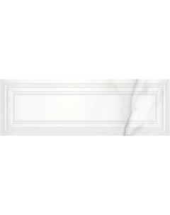 Плитка настенная Gatsby 25х75 рельеф белый Meissen keramik