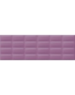 Плитка настенная Vivid Colours Glossy Pillow Structure фиолетовая Mei