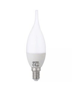 Лампа светодиодная E14 4W 3000K матовая Horoz