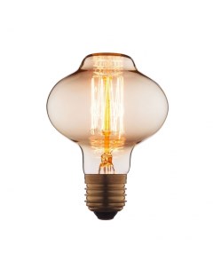 Лампа накаливания E27 40W груша прозрачная Loft it