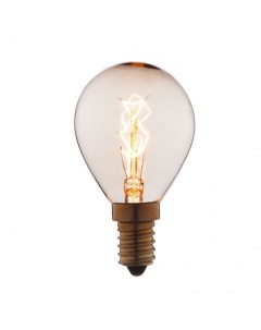 Лампа накаливания E14 25W шар прозрачный Loft it