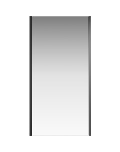 Боковая перегородка Astra стекло прозрачное профиль черный 90х195см Creto