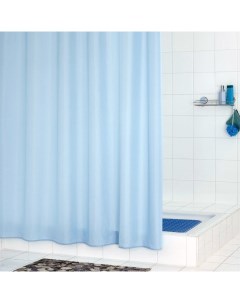 Штора для ванной Madison голубая 180x200 45353 Ridder