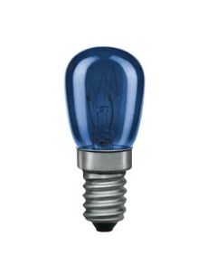 Лампа накаливания миниатюрная TV Е14 15W синяя 81010 Paulmann