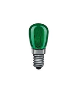 Лампа накаливания Е14 15W зеленая 80013 Paulmann