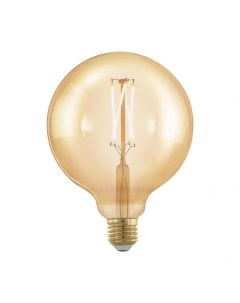 Лампа светодиодная филаментная диммируемая E27 4W 1700К золотая 11694 Eglo