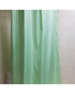 Штора для ванной зеленый Bath plus