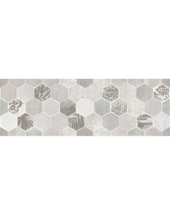 Декор Гексацемент 20x60 светло серый Lb-ceramics
