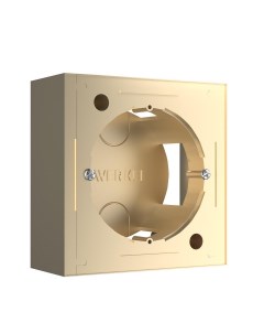 Коробка для накладного монтажа шампань W8000011 Werkel