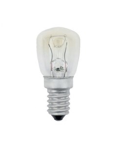 Лампа накаливания 01854 E14 15W груша прозрачная Uniel