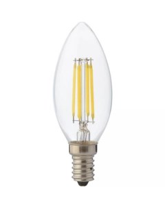Лампа светодиодная филаментная E14 4W 2700К Horoz