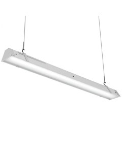 Подвесной светодиодный светильник Ритейл опаловый проходной Ledeffect