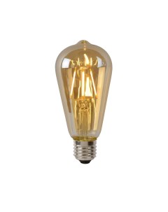 Лампа светодиодная E27 5W 2700K янтарная Lucide