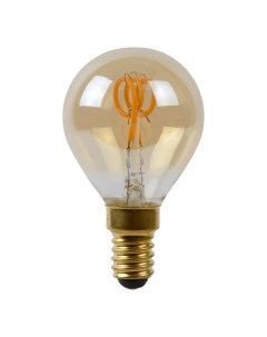 Лампа светодиодная диммируемая E27 3W 2200K янтарная Lucide