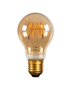Лампа светодиодная диммируемая E27 5W 2200K янтарная Lucide