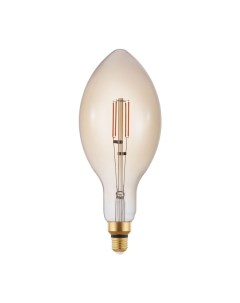 Лампа светодиодная диммируемая филаментная E27 4W 2200K янтарная 12591 Eglo