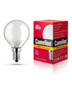 Лампа накаливания E14 60W 9870 Camelion