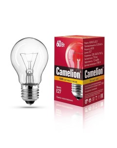 Лампа накаливания E27 60W 7277 Camelion