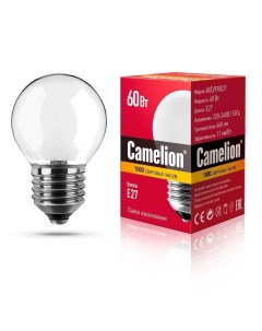 Лампа накаливания E27 60W 9871 Camelion