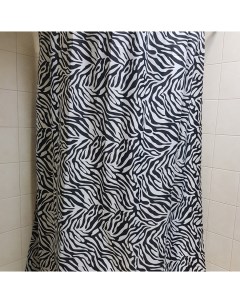 Штора для ванной Zebra line Bath plus