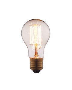 Лампа накаливания E27 40W груша прозрачная Loft it