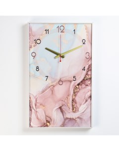 Картина Розовый мрамор 60х36х6 см Timebox