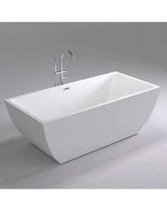 Акриловая ванна 170х80 SB108 на каркасе Black&white