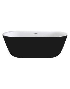Акриловая ванна Black Swan 170х80 на каркасе Black&white