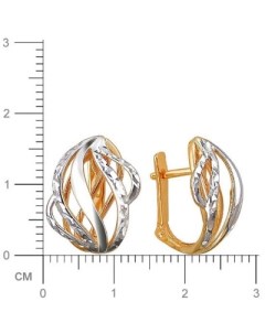 Кольцо с шпинелью и бриллиантами из комбинированного золота 750 пробы Эстет