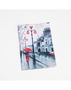 Обложка для паспорта 02 006 018 19 Девушка с красным зонтом Master grand