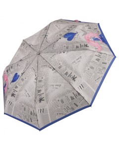 Зонт женский UFLR0004 8 серый Fabretti