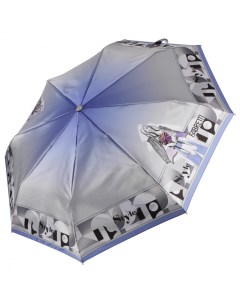 Зонт женский UFLS0039 8 голубой серый Fabretti