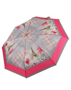 Зонт женский UFLR0013 5 розовый серый Fabretti