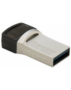 Флешка Transcend JetFlash 890S USB 3 1 TS32GJF890S 32Gb Серебристая
