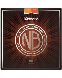 Струны для акустической гитары D Addario NB1047 D`addario