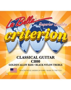 Струны для классической гитары La Bella Criterion C800 La bella