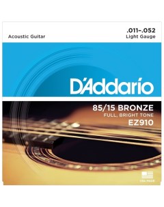 Струны для акустической гитары D Addario EZ910 D`addario