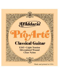 Струны для классической гитары D Addario EJ43 D`addario