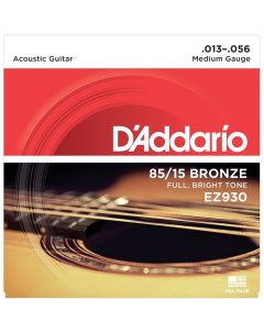 Струны для акустической гитары D Addario EZ930 D`addario