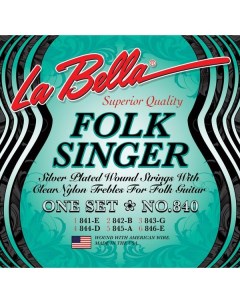 Струны для классической гитары La Bella 840 La bella