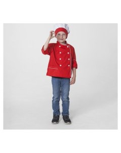 Детский карнавальный костюм Шеф повар колпак куртка 4 6 лет рост 110 122 см Nnb
