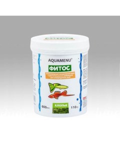 AQUAMENU Фитос сухой корм для растительноядных аквариумных рыб 110 гр Аква меню