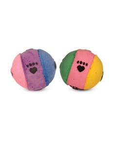Игрушка для кошек мяч лапки двухцветный Триол