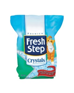 Crystals Силикагелевый наполнитель для кошачьего туалета антибактериальный без добавок 1 81 кг Fresh step