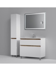 Комплект мебели белый глянец 100 см X Joy M85AFSX1002WG M85AWCC1002WG M91AMOX1003WG Am.pm.