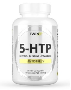 5 HTP с глицином l теанином и витаминами группы B 120 капсул 1win