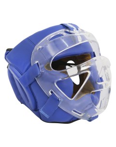 Шлем с пластиковым забралом Flexy синий Boybo