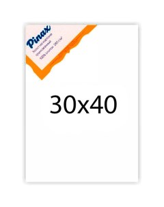 Холст грунтованный на картоне 280 г 30x40 см Pinax